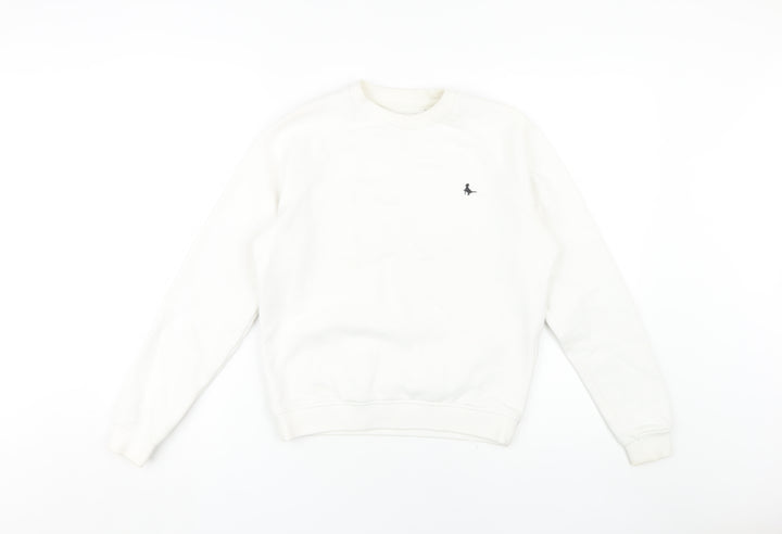Jack Wills Women's White Pullover Sweatshirt Size 4