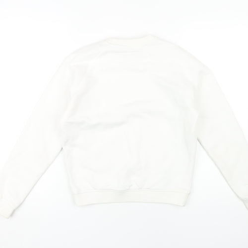 Jack Wills Women's White Pullover Sweatshirt Size 4