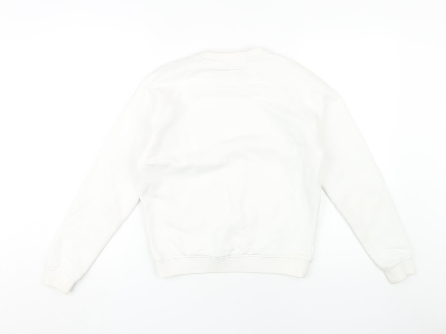Jack Wills Women's White Pullover Sweatshirt Size 4