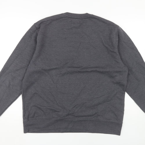 Champion Men's Black Pullover Sweatshirt - Size L