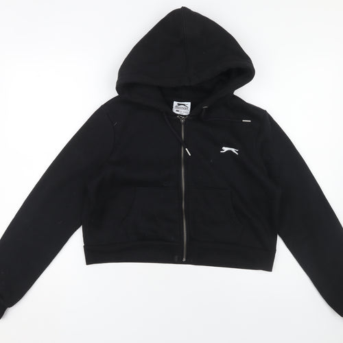 Slazenger Women's Black Full Zip Hoodie Size 10