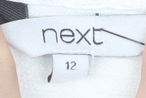 Next White Full Zip Women's Hoodie Size 12