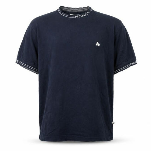 Money Men's Blue Small Crew Neck T-Shirt with Logo