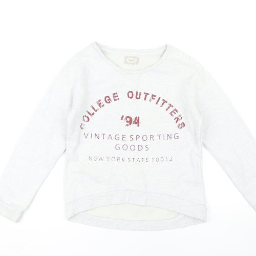 Candy Couture Girls White Pullover Sweatshirt, Size 15