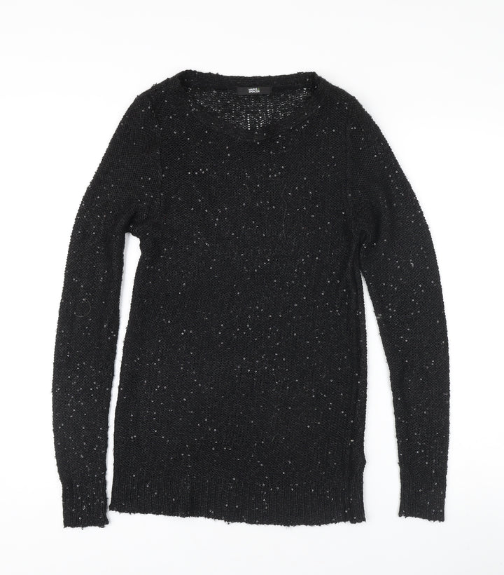 Marks and Spencer Women's Black Pullover Jumper