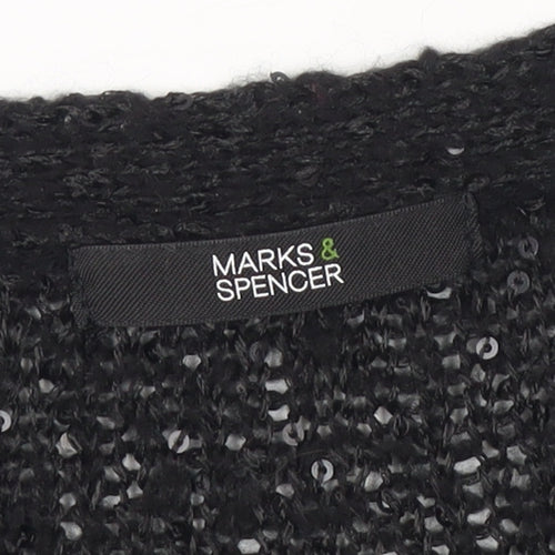 Marks and Spencer Women's Black Pullover Jumper