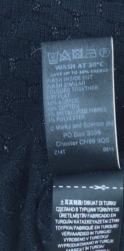 Marks and Spencer Women's Black Pullover Jumper