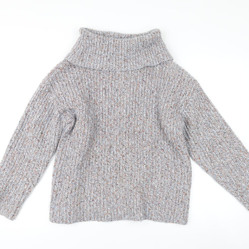 Great Plains Women's Multicoloured Roll Neck Pullover