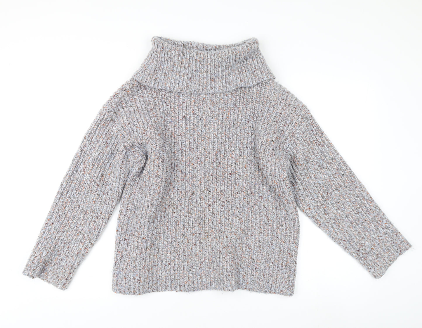 Great Plains Women's Multicoloured Roll Neck Pullover