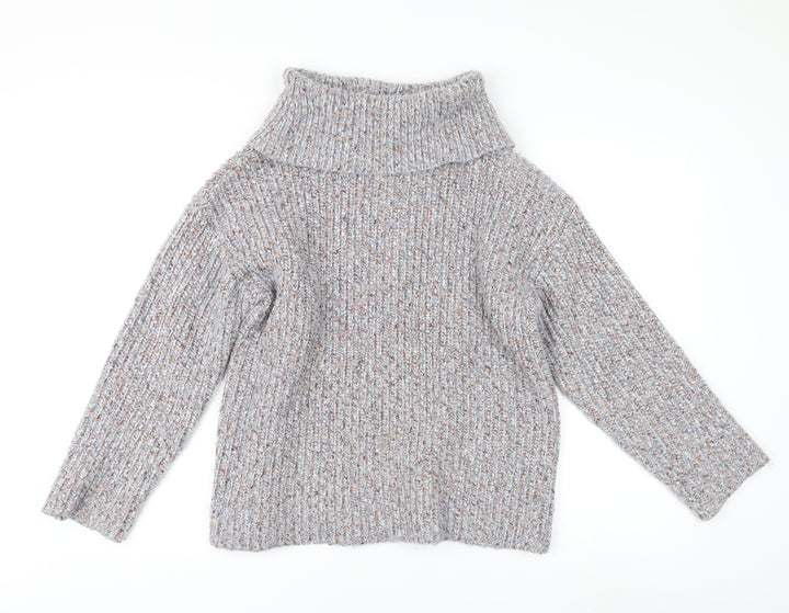 Great Plains Women's Multicoloured Roll Neck Pullover