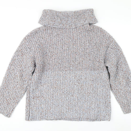 Great Plains Women's Multicoloured Roll Neck Pullover