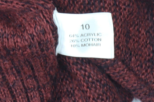 Label Lab Women's Red Pullover Jumper, Size 10