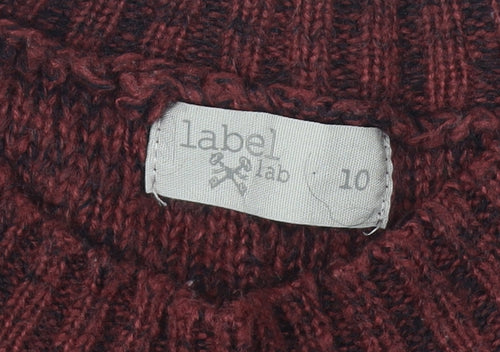 Label Lab Women's Red Pullover Jumper, Size 10