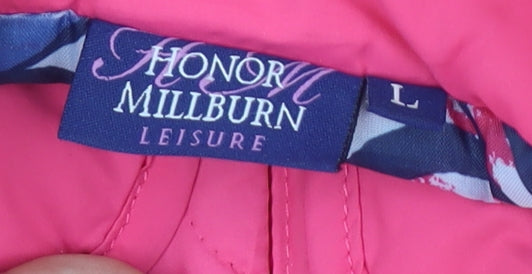 Honor Millburn Women's Pink Quilted Waistcoat Size L