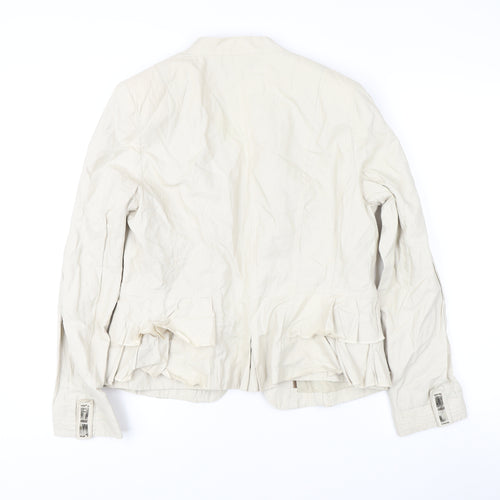 Marks and Spencer Women Beige 14 Per Una Jacket