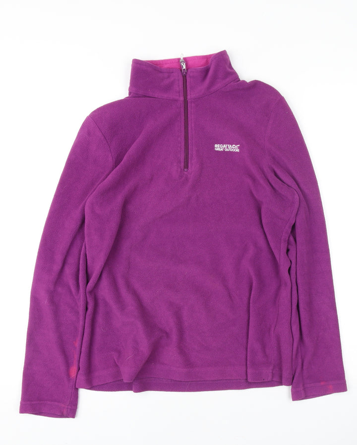 Regatta Women's Purple Fleece Jacket Size 10