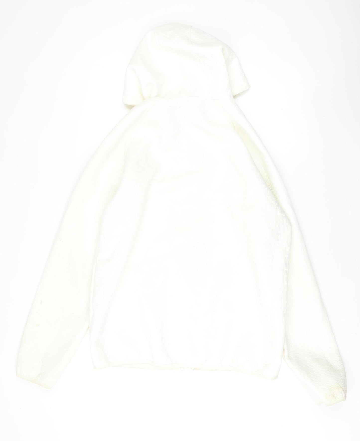 New Balance Men's White Medium Hooded Jacket