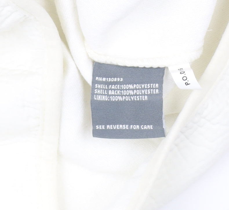 New Balance Men's White Medium Hooded Jacket
