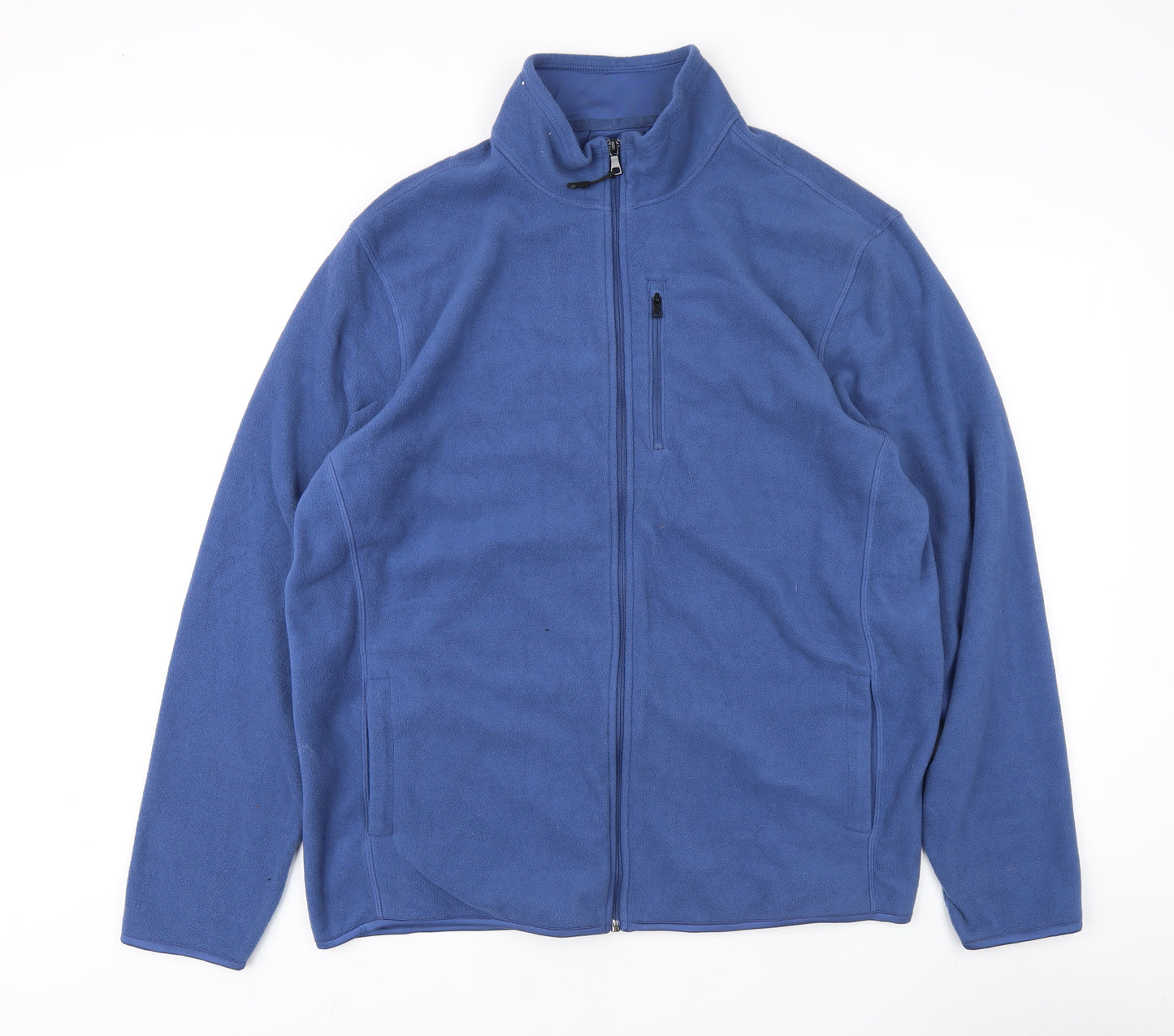 Marks and Spencer Men's Blue 2XL Fleece Jacket