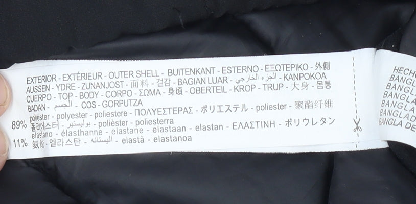 Zara Unisex Black Jacket, L, Full Zip, Autumn/Winter