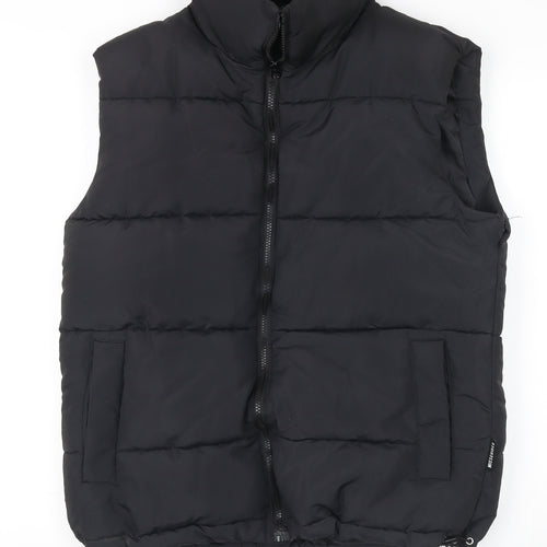 Missguided Women's Black Padded Waistcoat UK 8