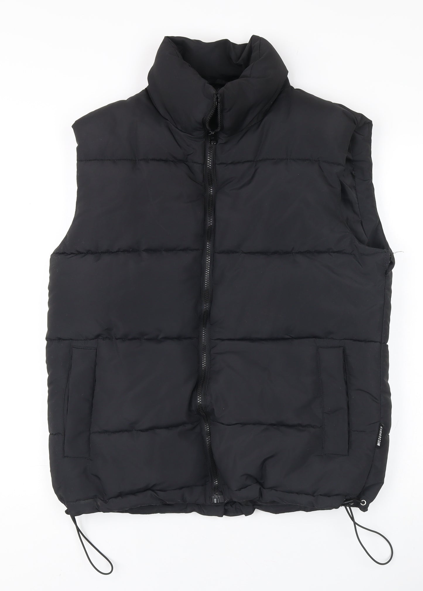 Missguided Women's Black Padded Waistcoat UK 8