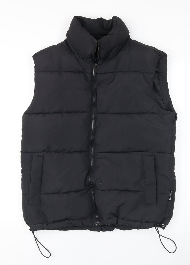 Missguided Women's Black Padded Waistcoat UK 8