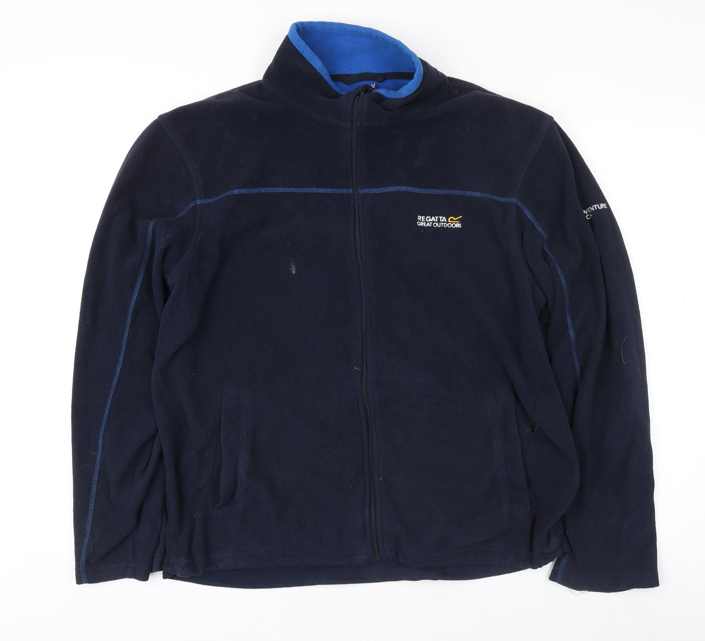 Regatta Men's Blue Fleece Jacket, Size L, Casual