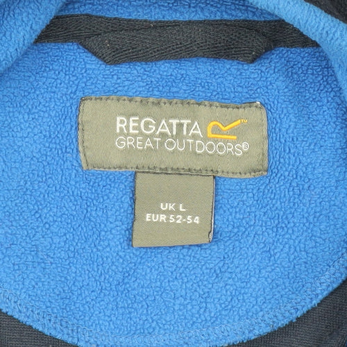 Regatta Men's Blue Fleece Jacket, Size L, Casual