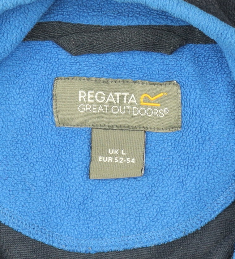 Regatta Men's Blue Fleece Jacket, Size L, Casual