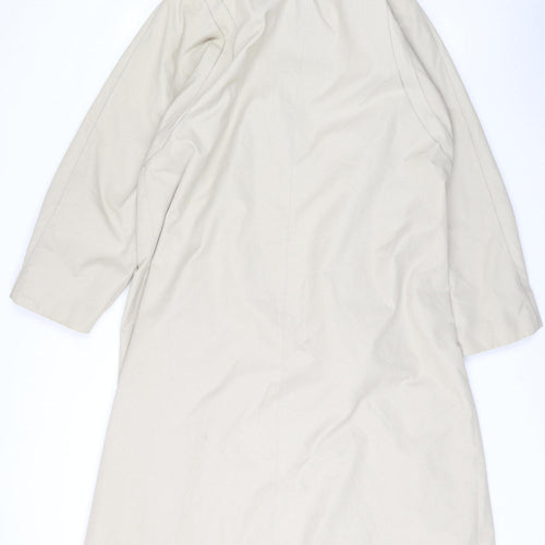 St Michael Women's Beige Long Coat Size 16 Vintage