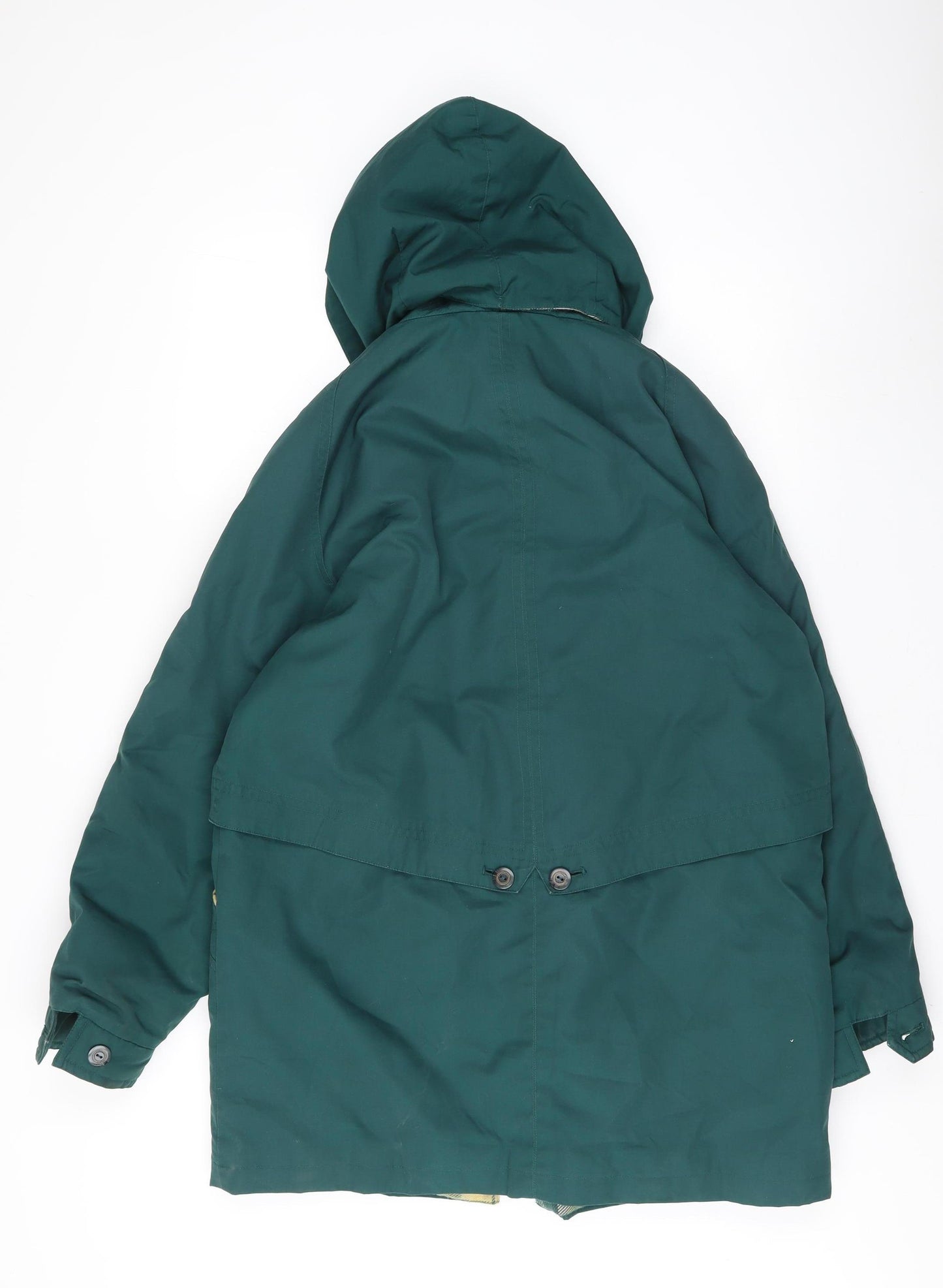 David Barry Women's Green Parka Jacket Size 14