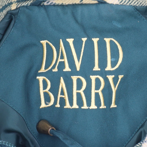 David Barry Women's Green Parka Jacket Size 14