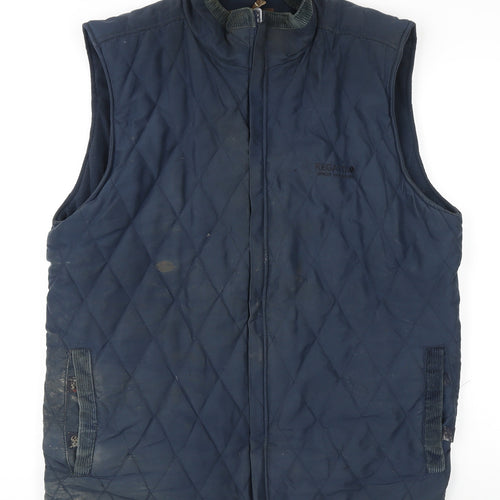 Regatta Men's Blue Quilted XL Waistcoat for Casual Outdoor
