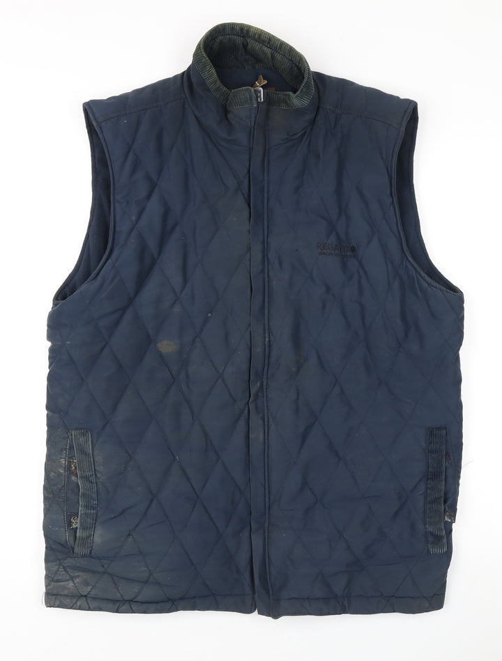 Regatta Men's Blue Quilted XL Waistcoat for Casual Outdoor