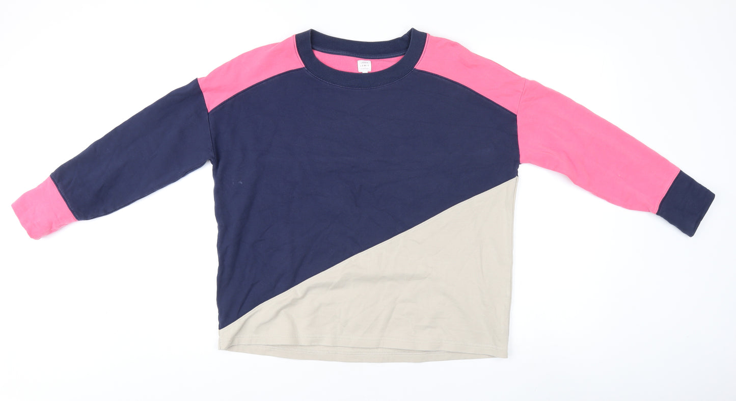 John Lewis Women's Multicoloured Pullover Jumper M