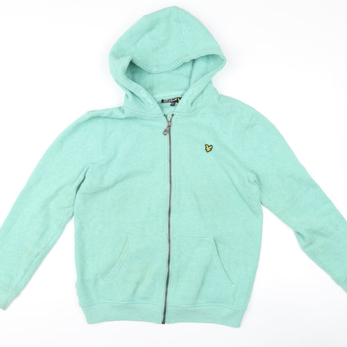 Lyle & Scott Boys Green Hooded Jacket 14 Years