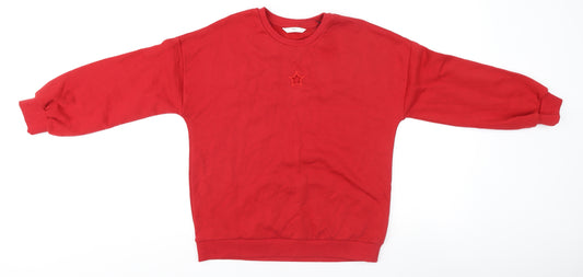 Marks and Spencer Boys Red Pullover Jumper 11-12 Years
