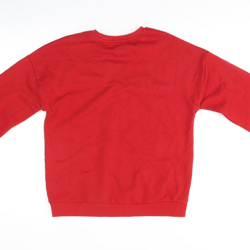 Marks and Spencer Boys Red Pullover Jumper 11-12 Years