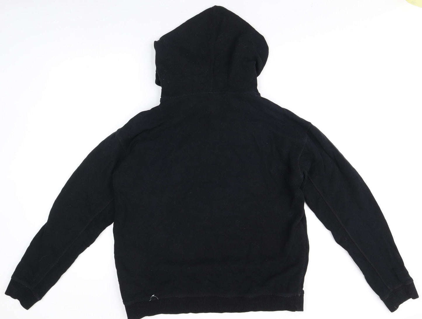 Ivy Park Women's Black Hooded Pullover Jumper