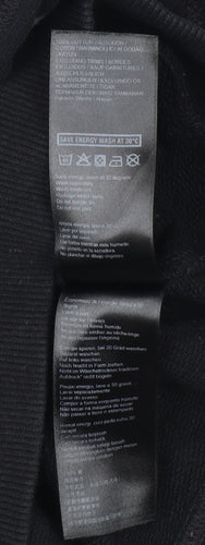 Ivy Park Women's Black Hooded Pullover Jumper
