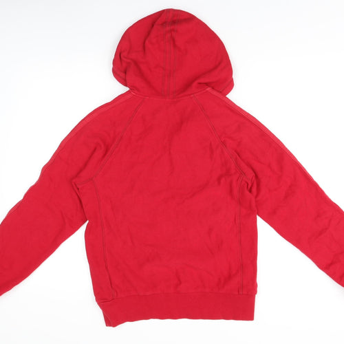 Adidas Women's Red Pullover Hoodie Jumper Size 10