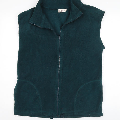 Bon Marché Unisex Green Fleece Waistcoat - S Casual