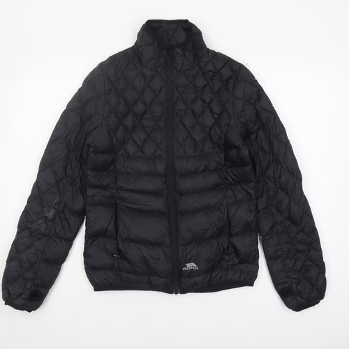 Trespass Women's Black Puffer Jacket, Size S