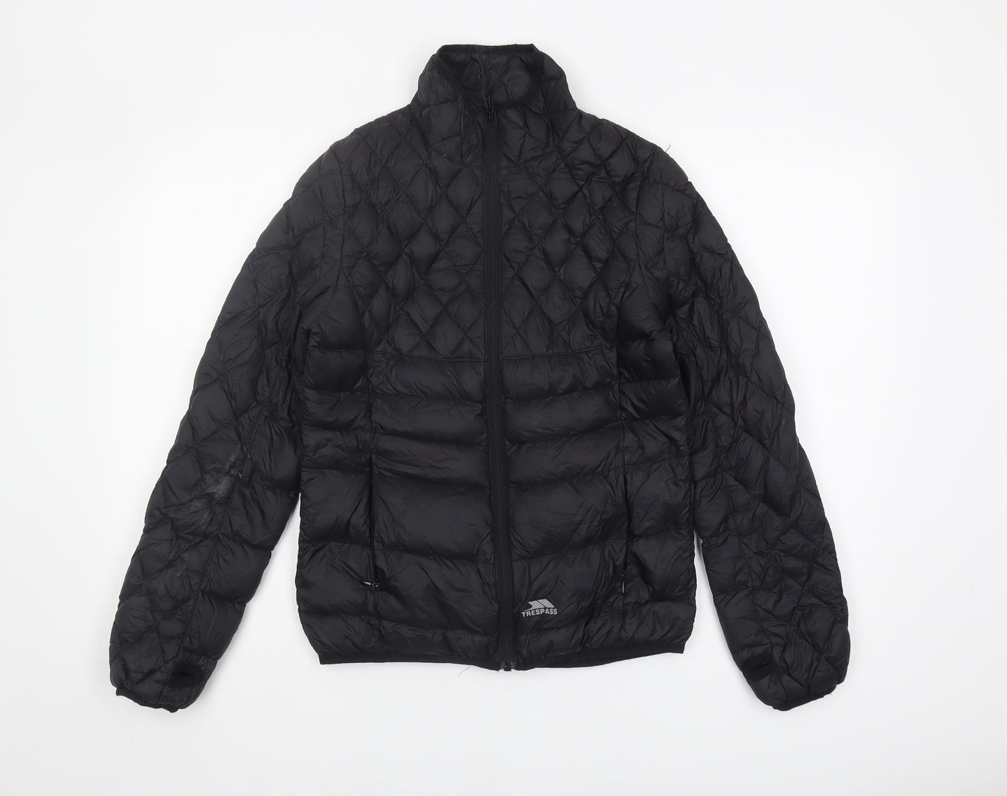 Trespass Women's Black Puffer Jacket, Size S