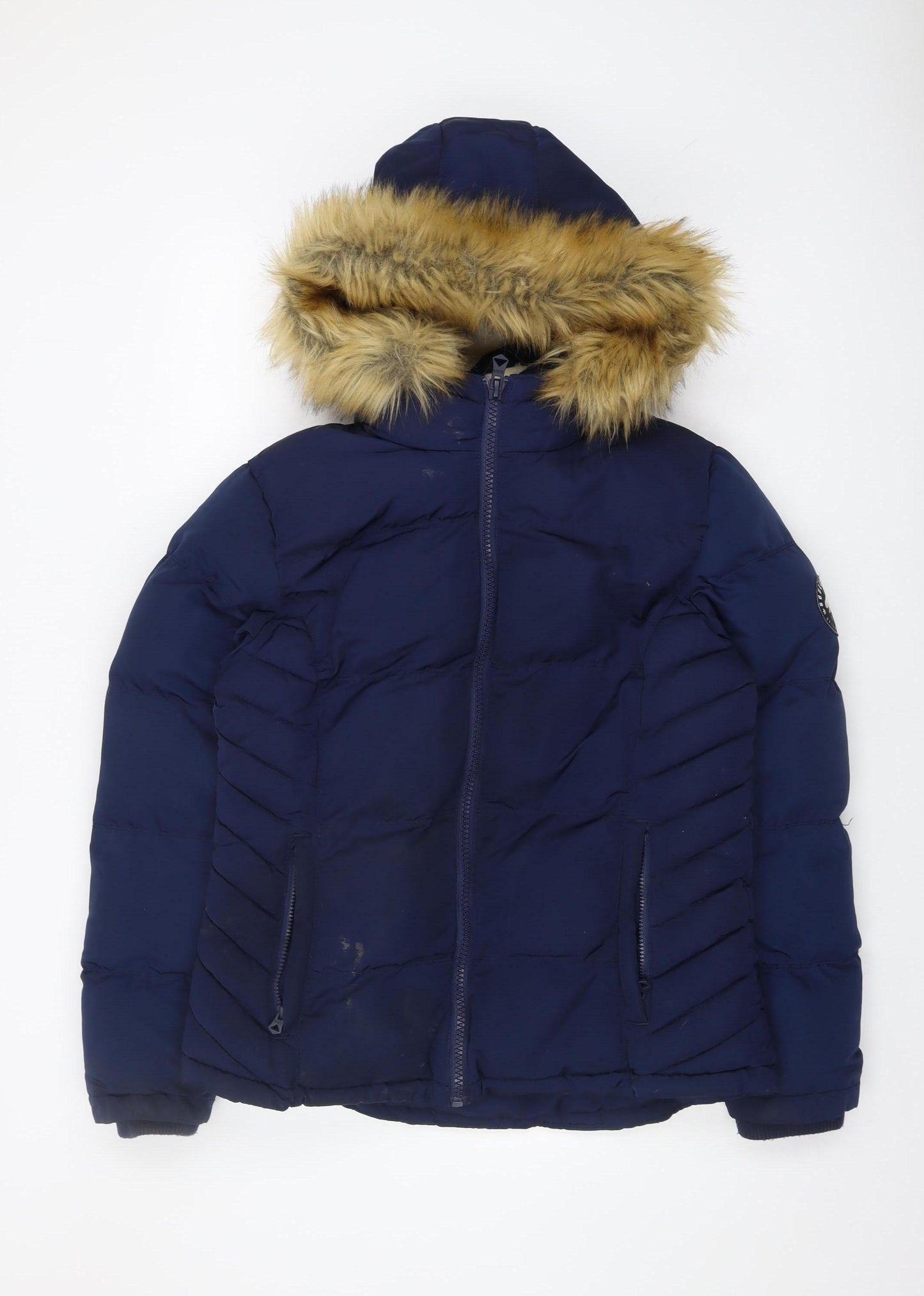 SoulCal & Co Women's Blue Puffer Jacket Size 12