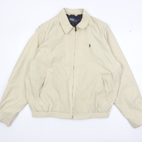 Polo Ralph Lauren Men’s Beige Bomber Jacket L