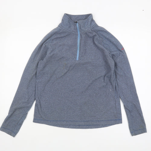 Trespass Women's Blue Softshell Mid-Length Jacket M