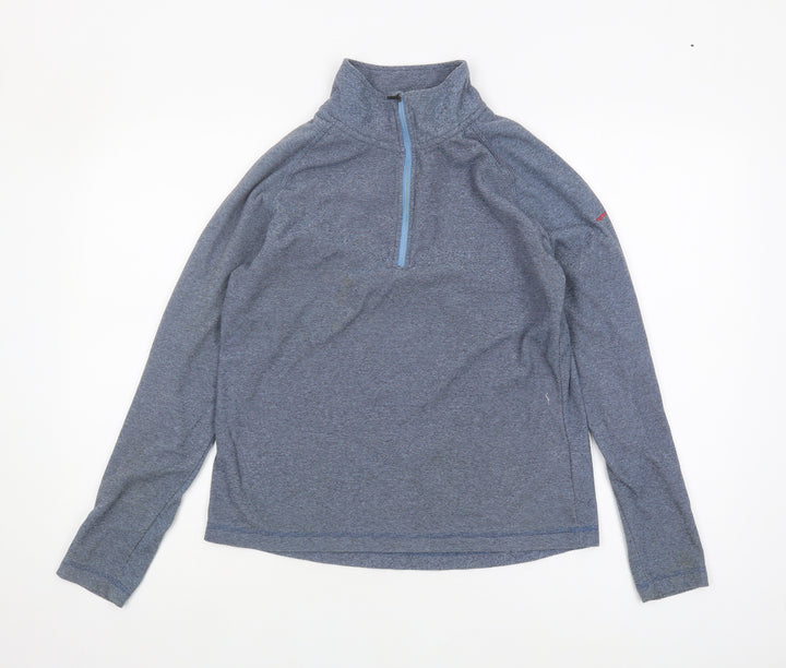 Trespass Women's Blue Softshell Mid-Length Jacket M