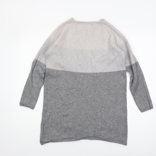 ONLY Women's Grey Pullover Jumper, S, Long Sleeve